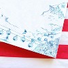 Toile Ski Club 5" x 8" Winter Notepad by Ramus & Co (50 Heavyweight Tear-Off Sheets) - 3 of 3