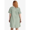 ellos Plus Size Linen-Blend A-Line Dress - 3 of 4