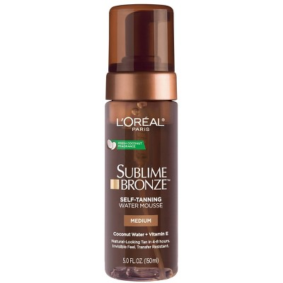 L'Oreal Paris Sublime Bronze Hydrating Self-Tanning Water Mousse - 5 fl oz