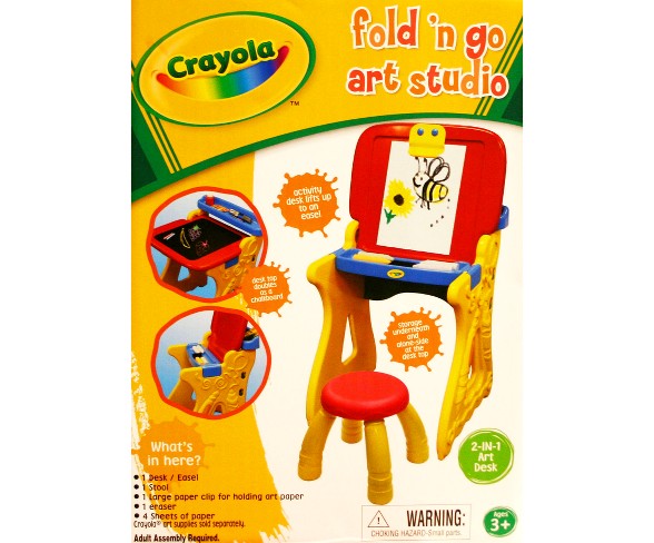 Grow'n Up Crayola Fold 'n Go Art Studio