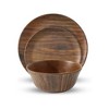 Nebula Vortex Wood Grain Pattern Dinnerware Collection - 3 of 3