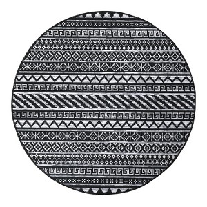 Stylish Chenille Line Pattern Rug, Foldable & Washable, Non-Slip, Kid & Pet Friendly, Durable Edges for Modern Living - 1 of 4