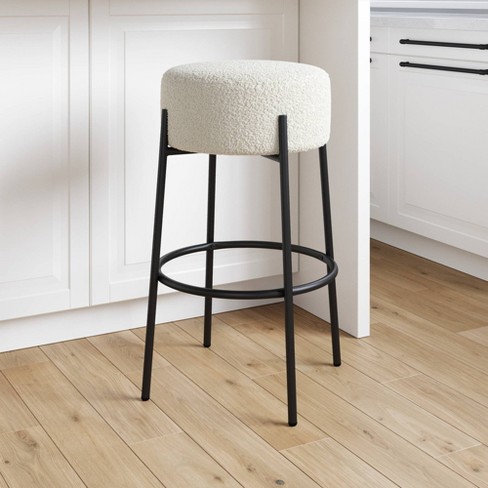 Studio Work Stool, Fixed - 28 Inch, Pewter