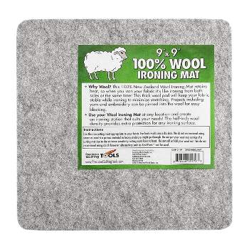 OHOCO Wool Pressing Mat for Quilting - 15 x 54 XL Extra Large Felt Ironing  Pad 3/8 Thick, 100% Wool Heat Resistant for Ironing, Sewing, Cutting on