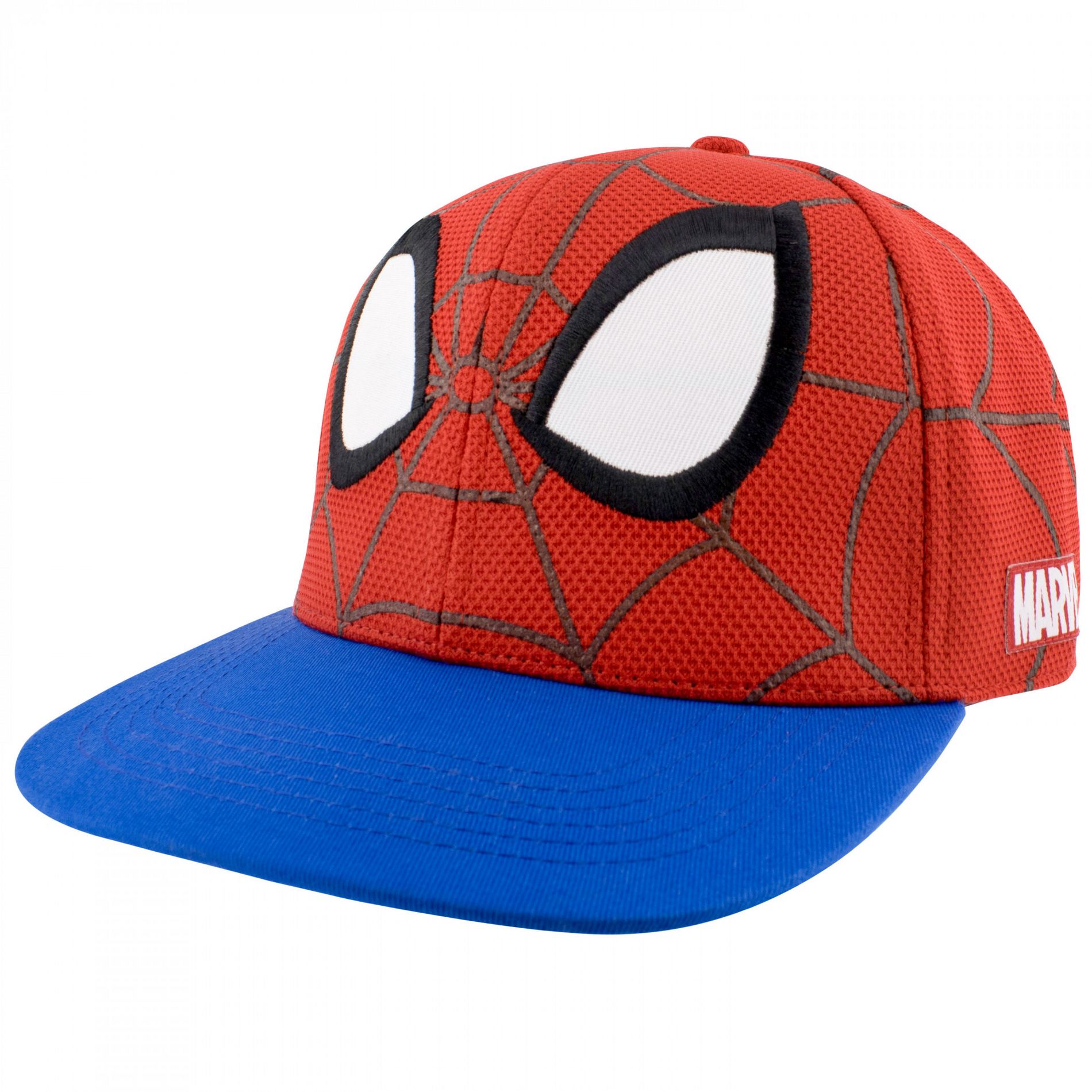 Adult Spider-Man Mask Snapback Hat - One Size Fits Most