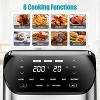 MaseiKar Air Fryer 6.2 QT Large Capacity Oilless Hot Air Fryers Oven 1500W Healthy Cooker with 10 Presets, Digital LCD Touch Screen, Visual Window - 2 of 4