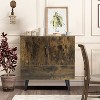 Munora Modern Floor Storage Cabinet - 2 Doors, 1 Pull-Out Drawer - Mid-Century Style for Living Room/Dining Room - 30"L x 16"W x 31"H - 3 of 4
