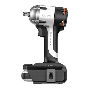 Litheli 20V 2Amp U20 Series Brushless Impact Wrench Outdoor Power Tool Set: Rechargeable, No Assembly, 5-Year Warranty - 1 of 4