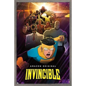 Trends International Invincible - Purple One Sheet Framed Wall Poster Prints - 1 of 4