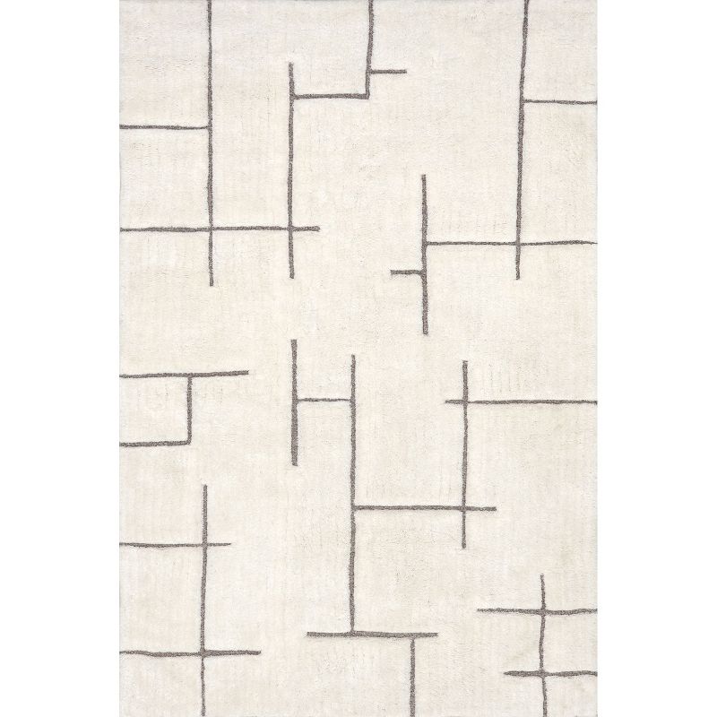 nuLOOM Masami Contemporary High-Low Wool Area Rug, 1 of 10