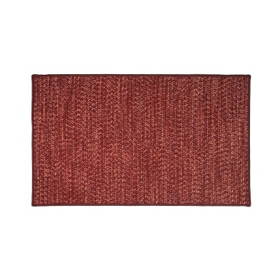 Colonial Mills Crestwood Tweed Doormats - Autumn Red 22" x 34"