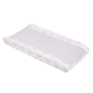 NoJo Star Wars Grogu Cutest in the Galaxy Cream and White Super Soft Contoured Changing Pad Cover - 1 of 3