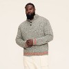 Men's Marl Pullover Sweater - Woolrich x Target Olive Green - 2 of 3