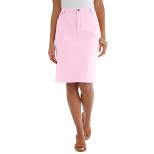 Jessica London Women’s Plus Size True Fit Denim Short Skirt