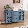 Bella Depot 47.24‘’W 2 Door 3 Drawer Sideboard Cabinet, Suitable for Bedroom, Living Room - 2 of 4