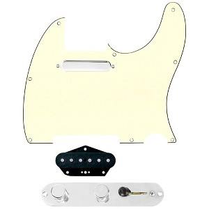 920d Custom Texas Vintage Loaded Pickguard for Tele With T4W-REV-C Control Plate Aged White - 1 of 1