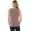 Rekucci Women's Super Soft Knit Cowl Neck Sleeveless Top – Versatile Casual to Dressy Style - 3 of 3