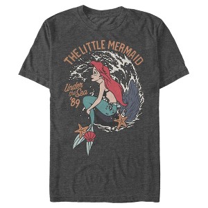 Men's The Little Mermaid Retro Ariel Under the Sea '89 T-Shirt - 1 of 4