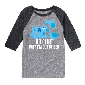 Boys' - Blue's Clues & You! - No Clue Why I'm Out Of Bed Raglan Graphic T-Shirt - 1 of 3