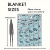 Large Flannel Blanket Contemporary Shark Whale Marine, Christmas Gift. - 4 of 4