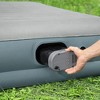 Bestway AlwayzAire Gray 14 Inch Indoor Outdoor Camping Inflatable Air Mattress Bed with Rechargeable USB Electric Built In Pump, Queen - image 3 of 4