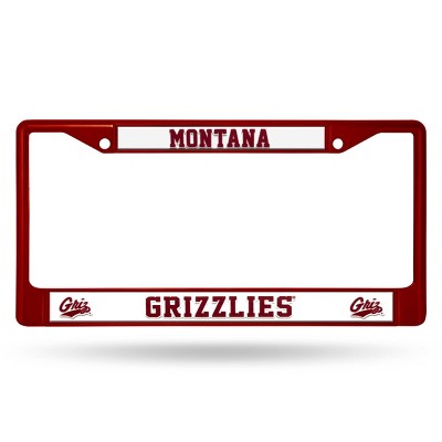 NCAA Montana Grizzlies Colored Chrome Frame