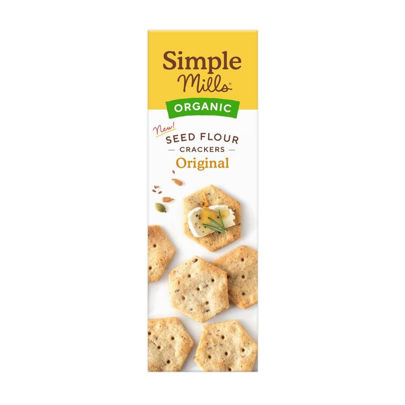 Simple Mills Original Organic Seed Crackers - 4.25oz, 4 of 8