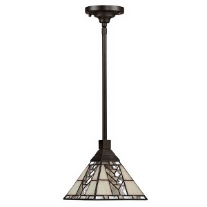 Hinkley 6 3/4" Wide Tahoe Mission Tiffany-Style Mini Pendant - 1 of 1