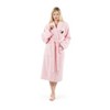 Linum Home Textiles 100% Turkish Cotton Unisex Terry Embroidered Bath Robe - Pumpkin Head - 2 of 3