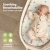 KeaBabies Organic Bassinet Sheet for Baby Girls, Boys, 2-Pack Soothe Bassinet Fitted Sheets, Bedside Bassinet Mattress Sheet - 4 of 4