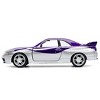 Jada Nissan Skyline GT-R (R33)  Silver/Purple Fast & Furious 1:32 Scale - 3 of 3