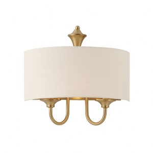 Maxim Lighting Bongo 1 - Light Wall Light in  Natural Aged Brass - 1 of 3