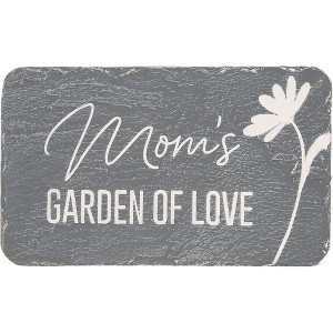 Pavilion Gift Company - Mom’s Garden - 7" x 4.25" Garden Stone - Stepping Stones and Pathways - 1 of 4
