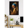 Trends International Reinders: Master Twist - Modern Pearl Girl Framed Wall Poster Prints - 2 of 4