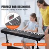 VEVOR 61 Key Digital Keyboard Piano, 200 Tones 200 Rhythms, Electric Portable Piano Keyboard Kit with 60 Demo Songs,Black - 3 of 4