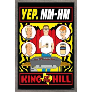Trends International King of the Hill (1997) - Alamo Beer Backyard Crew Framed Wall Poster Prints - 1 of 4