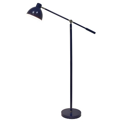 navy floor lamp