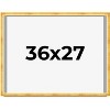 PosterPalooza | Minimalist Shadow Box Gold Picture Frame - UV Acrylic, Backing Board, Hanging Hardware - 2 of 4