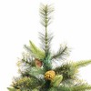 vidaXL Artificial Hinged Christmas Tree Green PVC Medium Collapsible - 4 of 4