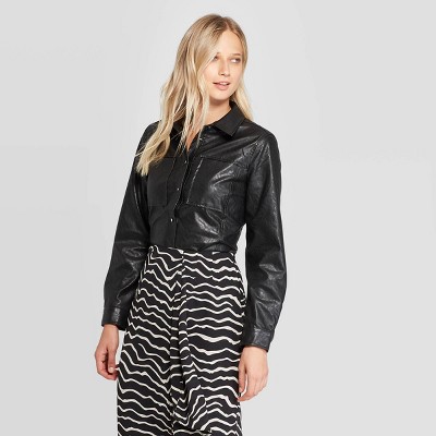 target faux leather jacket