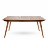 Dining Table, Contemporary Indoor Outdoor Acacia Wood Dining Table, Modern Accent Furniture, Multifunction Accent Table - 4 of 4