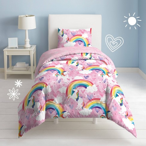 Unicorn Rainbow Mini Comforter Set Dream Factory Target