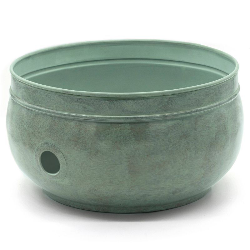 Brass Sonoma Hose Pot - Green - Good Directions, 3 of 8