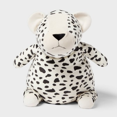 Детские мягкие игрушки Pillowfort Cheetah Weighted Plush Kids' Throw Pillow Black and White — фото 4