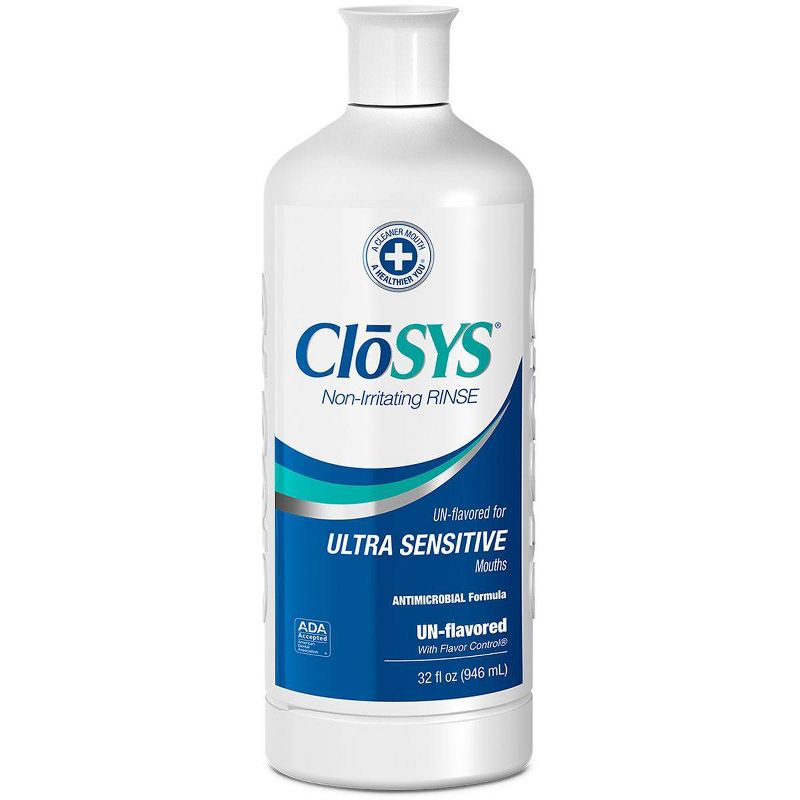 CloSYS Ultra-Sensitive Rinse Unflavored Mouthwash - 32 fl oz, 3 of 5