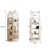 Luck Live Rotating bookshelf, 5-tier 360° MDF bookshelf, suitable for living room, bedroom, study - 2 of 4