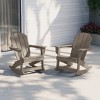 WestinTrends  Outdoor Patio Porch Rocking Adirondack Chair - 2 of 4
