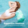 Joyfy Hammock Pool Floats Adult, 4-in-1 Versatile Beach Lake Inflatable Drifter Loungers, PVC Water Hammock for Beach Lake Water Fun, Cyan - 3 of 4