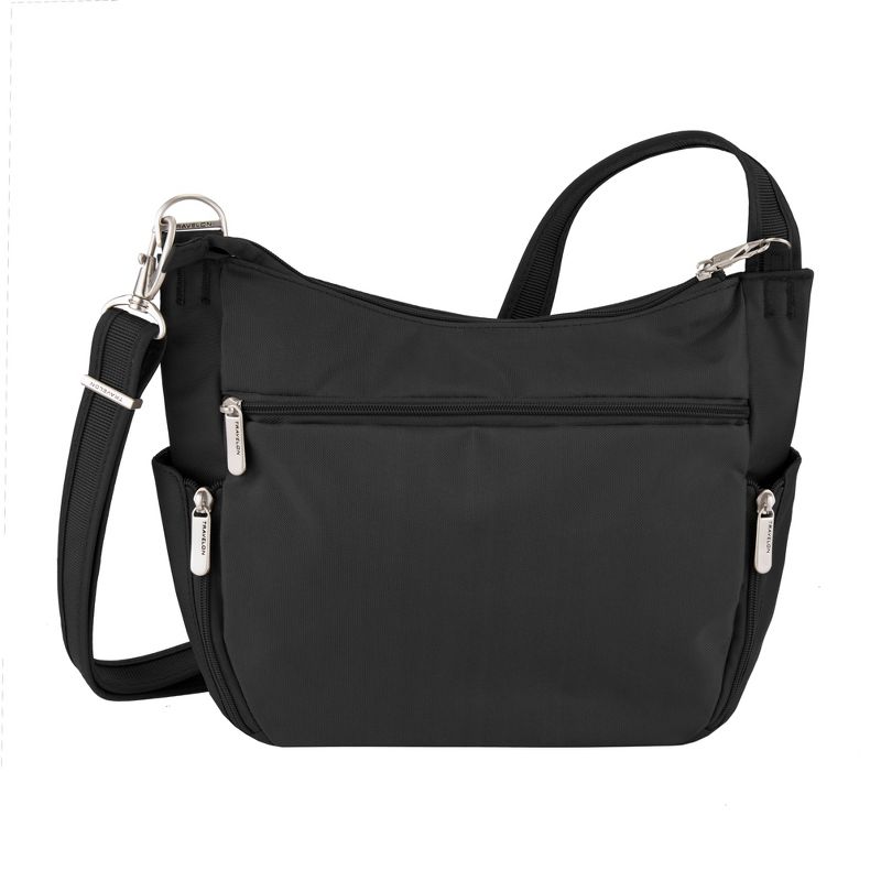Travelon RFID Anti-Theft Essential Crossbody Bucket Messenger Bag, 3 of 7