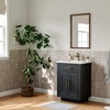Cesicia Grey Oak Cabinet with Solid Wood Frame, Carb P2 Plywood Body, 2 Drawers, and Soft-Closing Hardware - 3 of 4